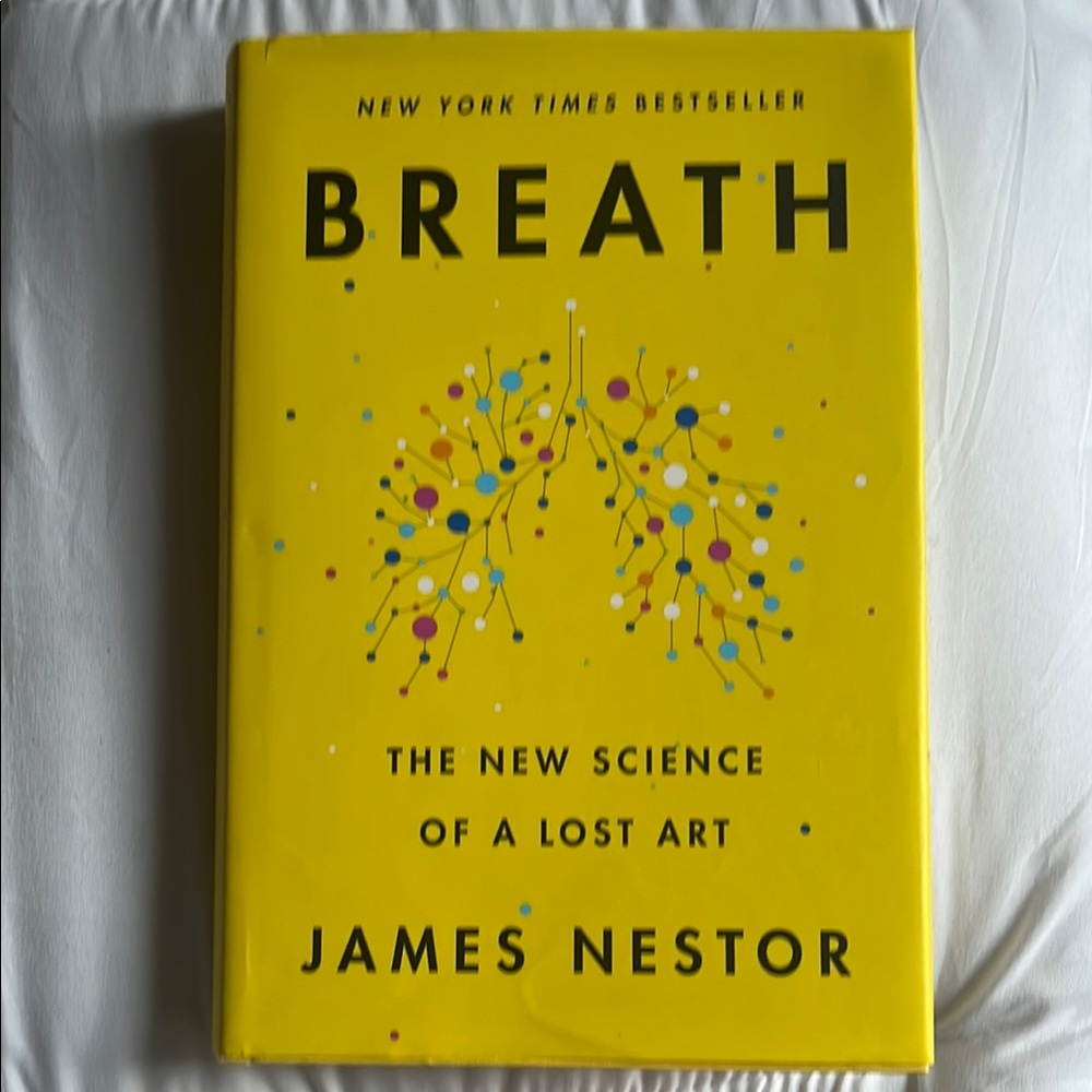 Yellow 'Breath' Hardcover Book